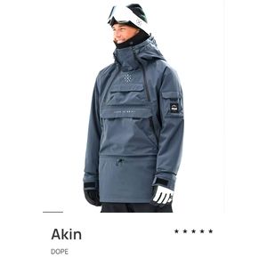 DOPE brand snowboard jacket -Black  -XL -2021 excellent  condition